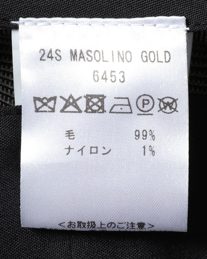 giabsarchivioグレンチェック ウール テーパード パンツ【MASOLINO GOLD/マゾリーノ ゴールド】20l