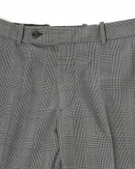 giabsarchivioグレンチェック ウール テーパード パンツ【MASOLINO GOLD/マゾリーノ ゴールド】mb_07l