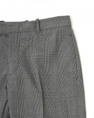 giabsarchivioグレンチェック ウール テーパード パンツ【MASOLINO GOLD/マゾリーノ ゴールド】mb_09l