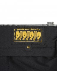 giabsarchivioグレンチェック ウール テーパード パンツ【MASOLINO GOLD/マゾリーノ ゴールド】mb_12l