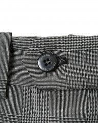 giabsarchivioグレンチェック ウール テーパード パンツ【MASOLINO GOLD/マゾリーノ ゴールド】mb_13l