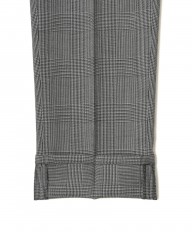 giabsarchivioグレンチェック ウール テーパード パンツ【MASOLINO GOLD/マゾリーノ ゴールド】mb_18l