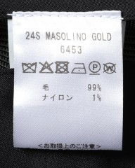 giabsarchivioグレンチェック ウール テーパード パンツ【MASOLINO GOLD/マゾリーノ ゴールド】mb_20l