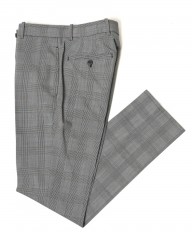 giabsarchivioグレンチェック ウール テーパード パンツ【MASOLINO GOLD/マゾリーノ ゴールド】mb_c0