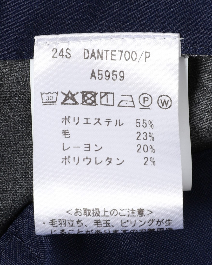 giabsarchivioテクノトロピカル ワンプリーツ テーパード パンツ【DANTE700/ダンテ】22l