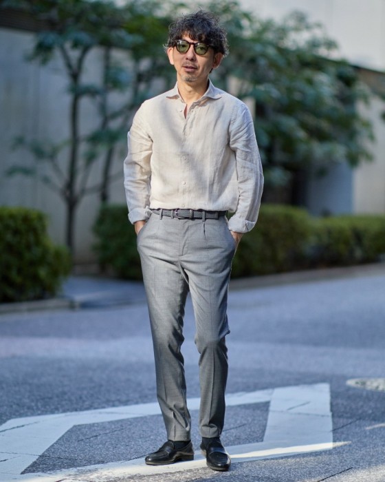 giabsarchivioテクノトロピカル ワンプリーツ テーパード パンツ【DANTE700/ダンテ】ma