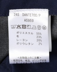 giabsarchivioテクノトロピカル ワンプリーツ テーパード パンツ【DANTE700/ダンテ】mb_22l