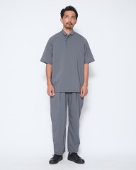 TEATORAナイロンストレッチワイドテーパードパンツ【WALLET PANTS RESORT DR】mb_23l