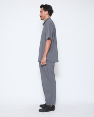 TEATORAナイロンストレッチワイドテーパードパンツ【WALLET PANTS RESORT DR】mb_24l