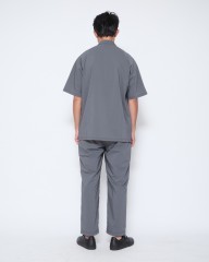 TEATORAナイロンストレッチワイドテーパードパンツ【WALLET PANTS RESORT DR】mb_25l