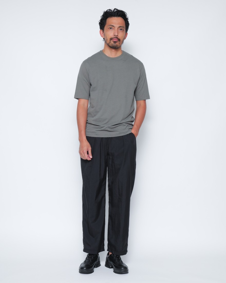 TEATORAナイロン ワイドテーパードパンツ【WALLET PANTS RESORT HL】ma