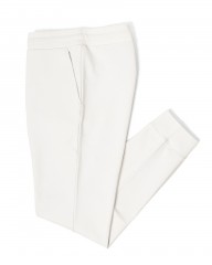 three dotsストレッチポンチ 裾リブパンツ【Stretch ponte】mb_c8