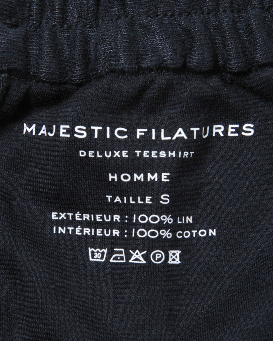 リネンコットンダブルフェイスショーツ|MAJESTIC FILATURES
