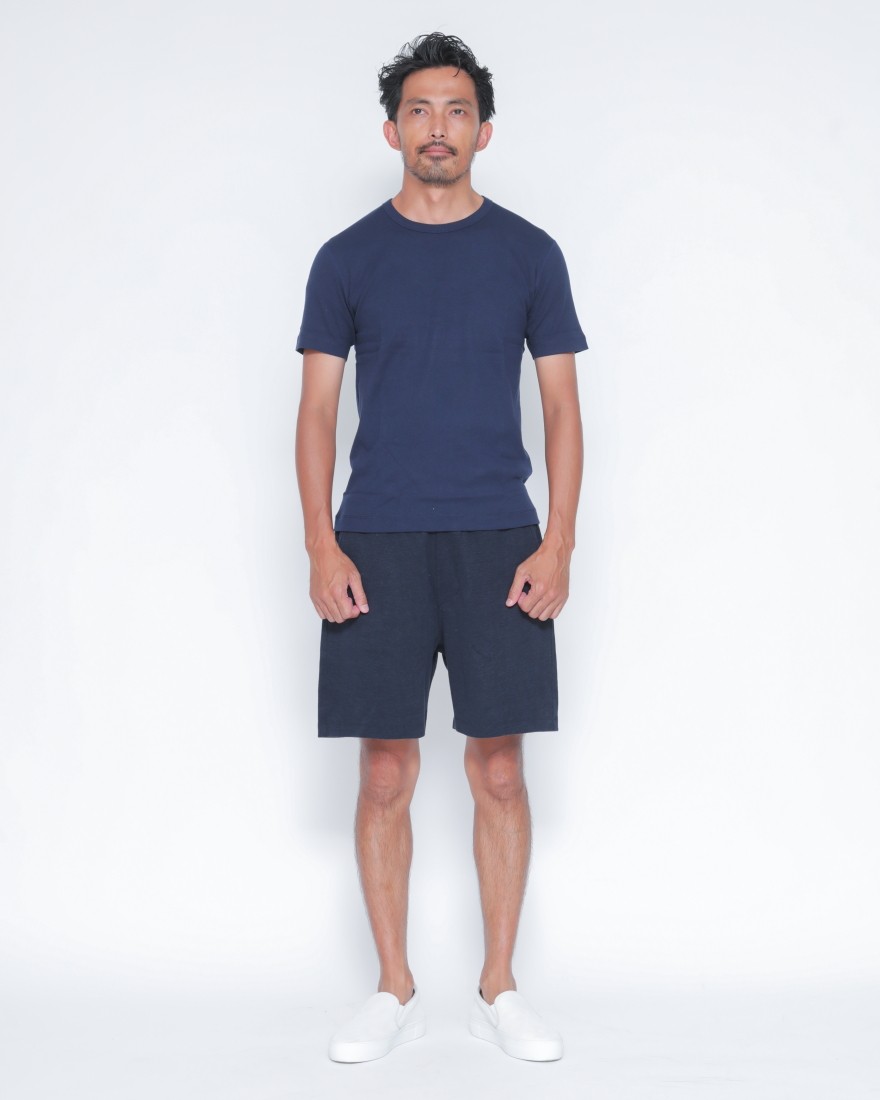 リネンコットンダブルフェイスショーツ|MAJESTIC FILATURES