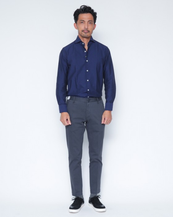 Entre Amisストレッチコットン ドレスチノ26l