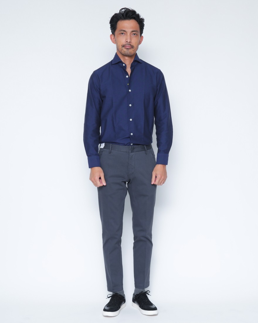 Entre Amisストレッチコットン ドレスチノ26l