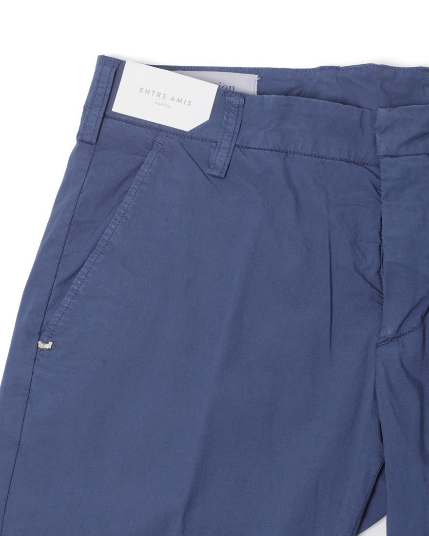 Entre Amis※ワケあり※コットン ノープリーツスリムストレッチパンツ03l