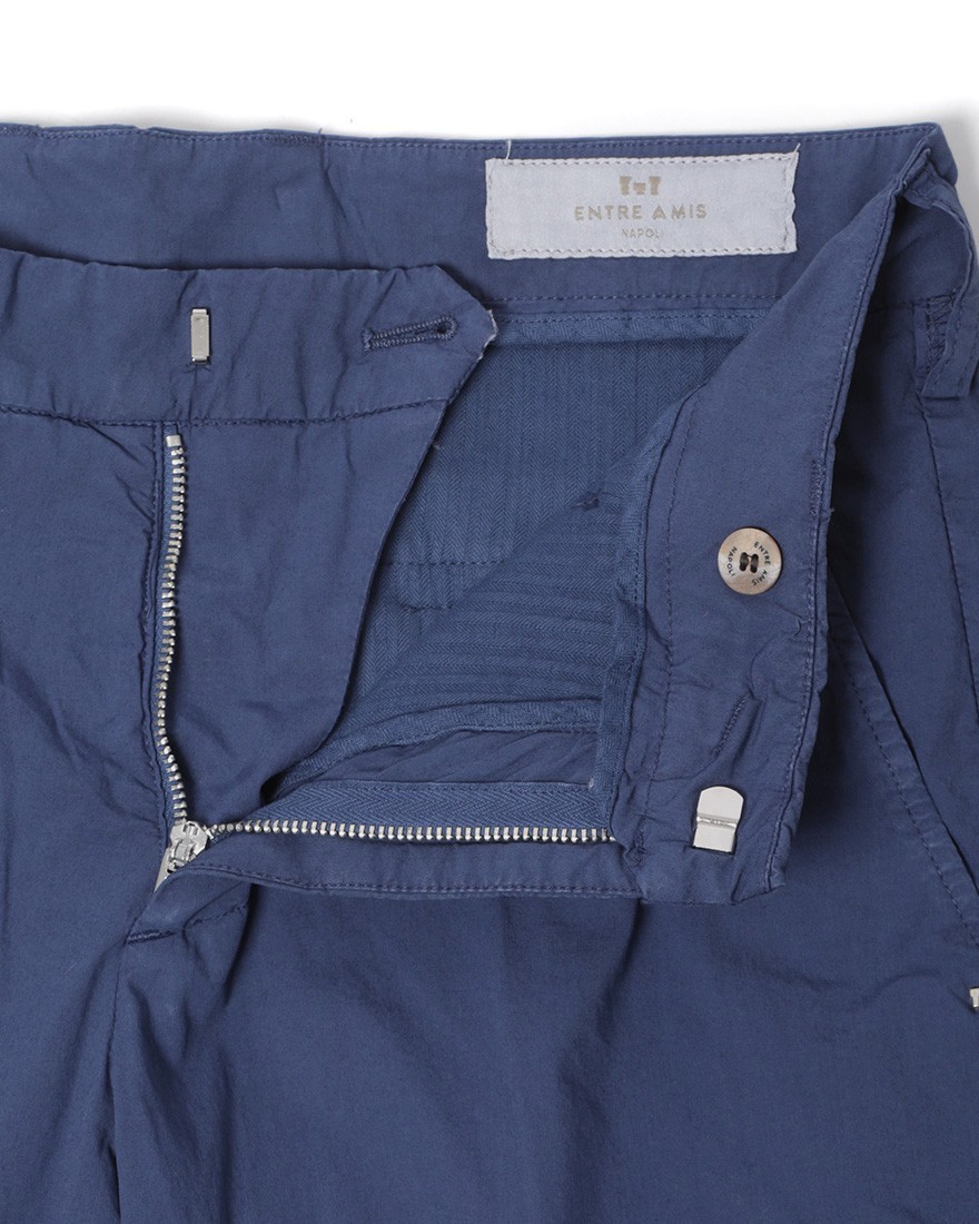 Entre Amis※ワケあり※コットン ノープリーツスリムストレッチパンツ06l