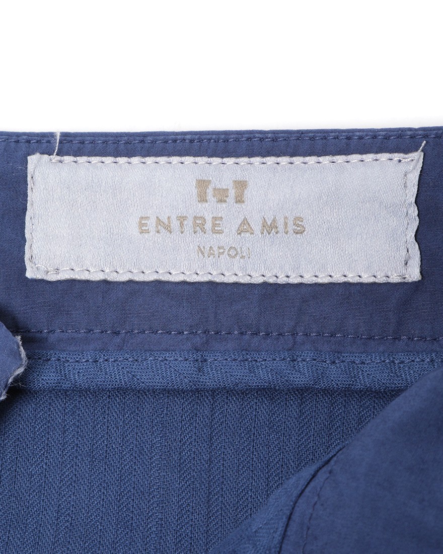 Entre Amis※ワケあり※コットン ノープリーツスリムストレッチパンツ07l
