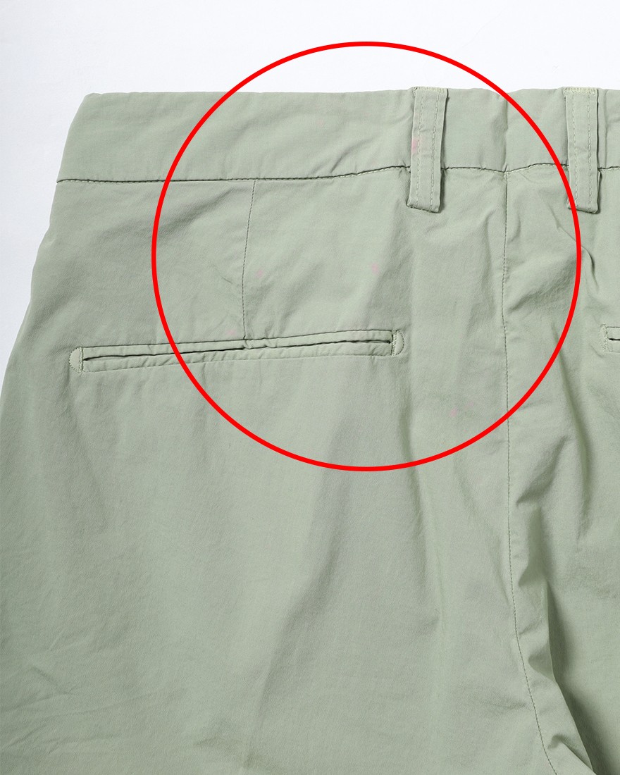 Entre Amis※ワケあり※コットン ノープリーツスリムストレッチパンツ27l