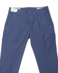 Entre Amis※ワケあり※コットン ノープリーツスリムストレッチパンツmb_01l