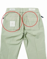 Entre Amis※ワケあり※コットン ノープリーツスリムストレッチパンツmb_29l