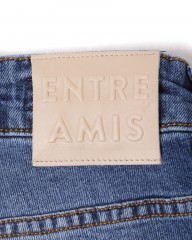 Entre Amis9分丈スリムテーパード ヴィンテージブルー ストレッチデニムmb_17l