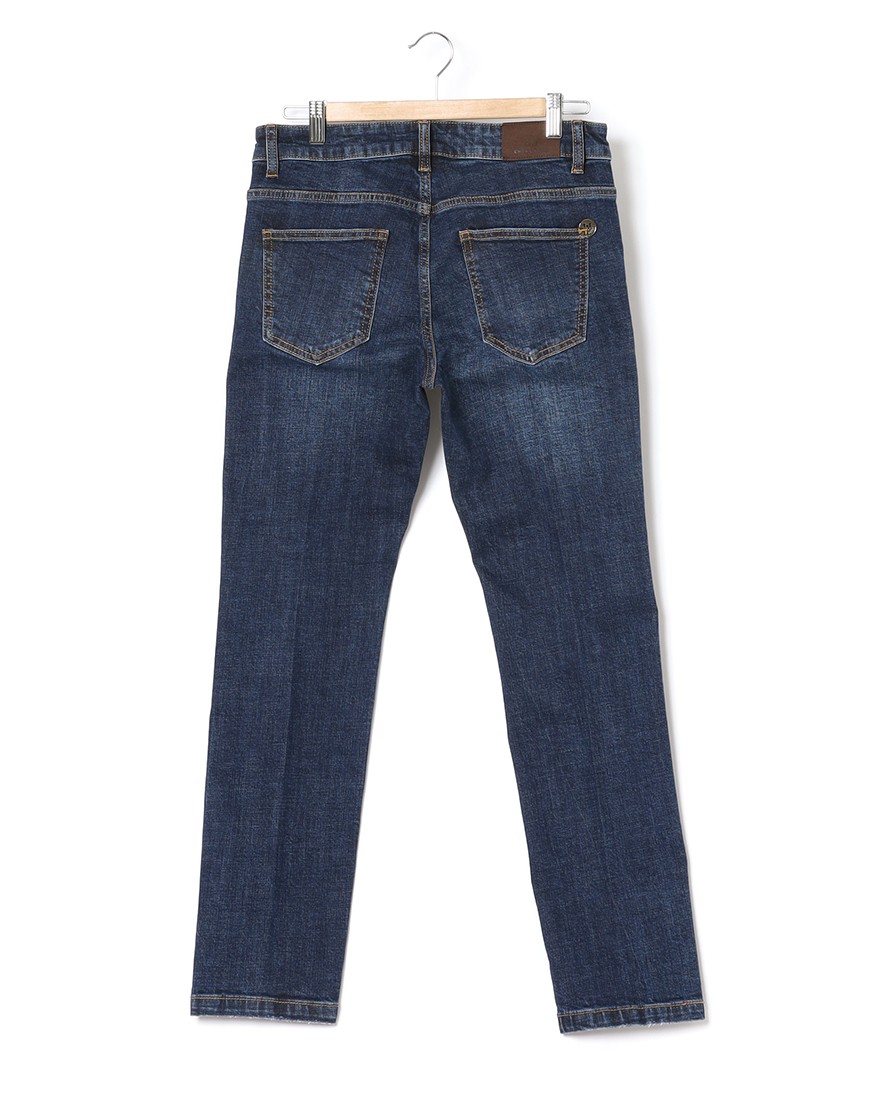 Entre Amisスリムテーパード ミディアムウォッシュデニム05l