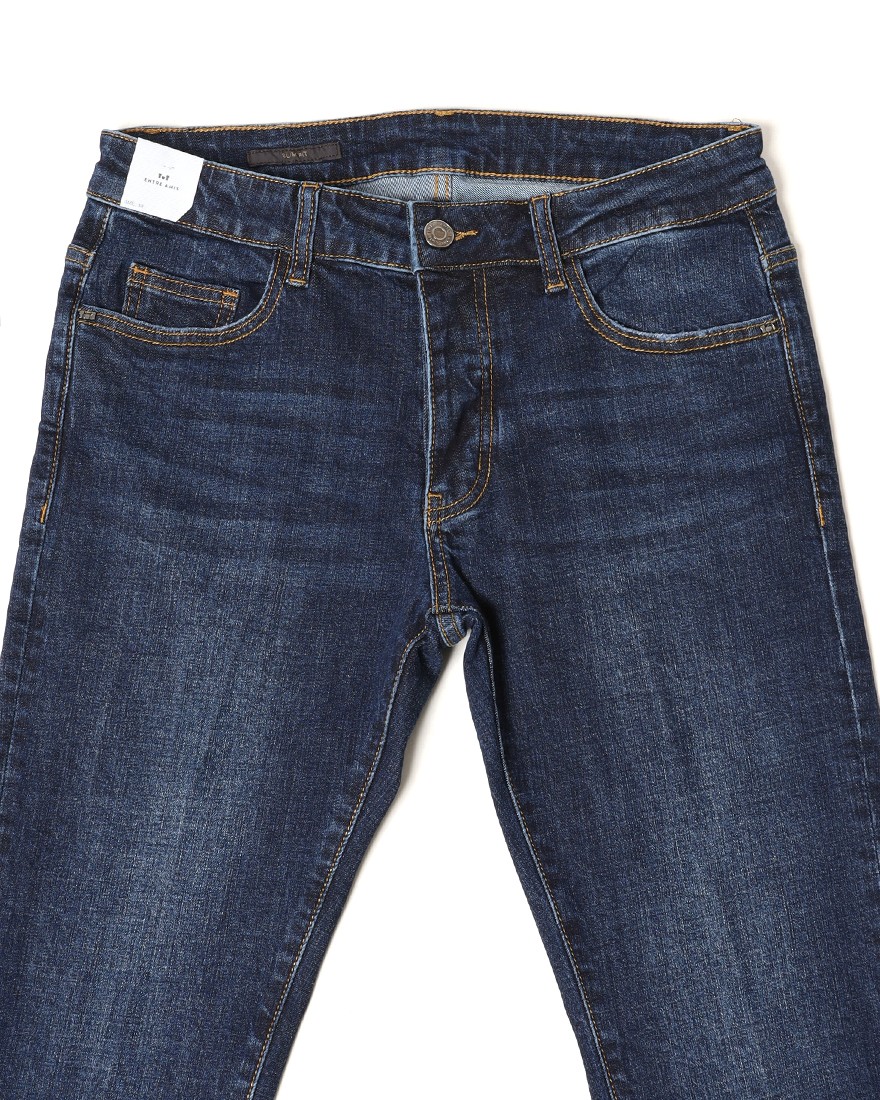 Entre Amisスリムテーパード ミディアムウォッシュデニム06l