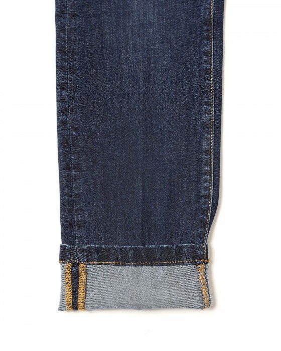 Entre Amisスリムテーパード ミディアムウォッシュデニム18l