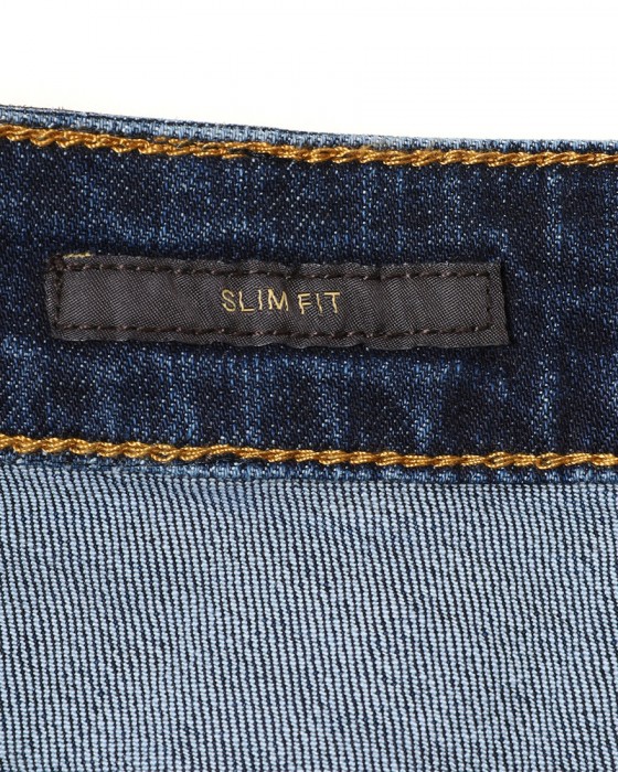 Entre Amisスリムテーパード ミディアムウォッシュデニム19l