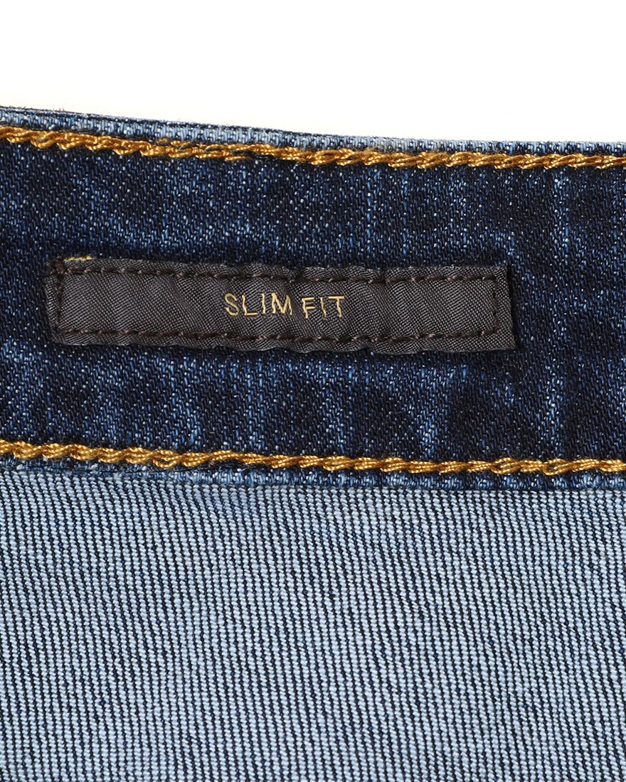 Entre Amisスリムテーパード ミディアムウォッシュデニム19l