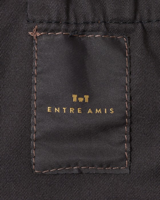 Entre Amisスリムテーパード フェードブルーデニム19l