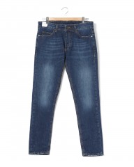 Entre Amisスリムテーパード フェードブルーデニムmb_04l