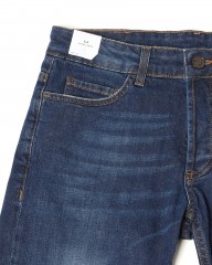 Entre Amisスリムテーパード フェードブルーデニムmb_08l