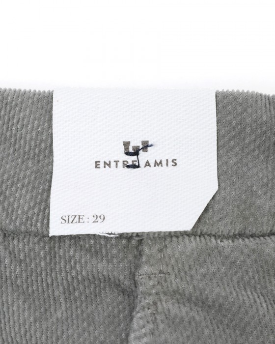 Entre Amisストレッチ 微起毛コットン ドレスチノ19l