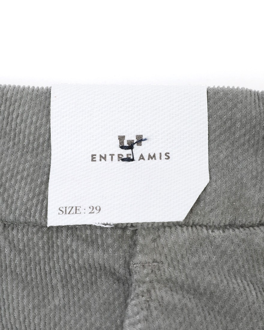 Entre Amisストレッチ 微起毛コットン ドレスチノ19l