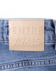 Entre Amis9分丈スリムテーパード ライトブルー ストレッチデニムmb_19l
