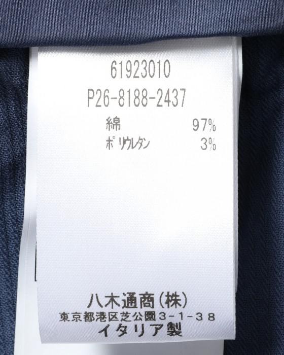 Entre Amisコットン ストレッチ ドレスチノ【SENNA】22l