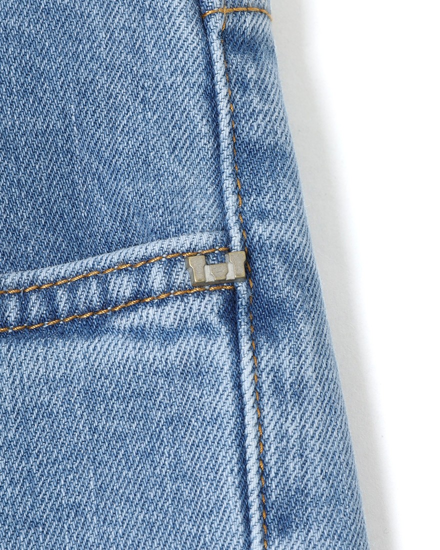 Entre Amisスリム テーパード ライトウォッシュ デニム11l