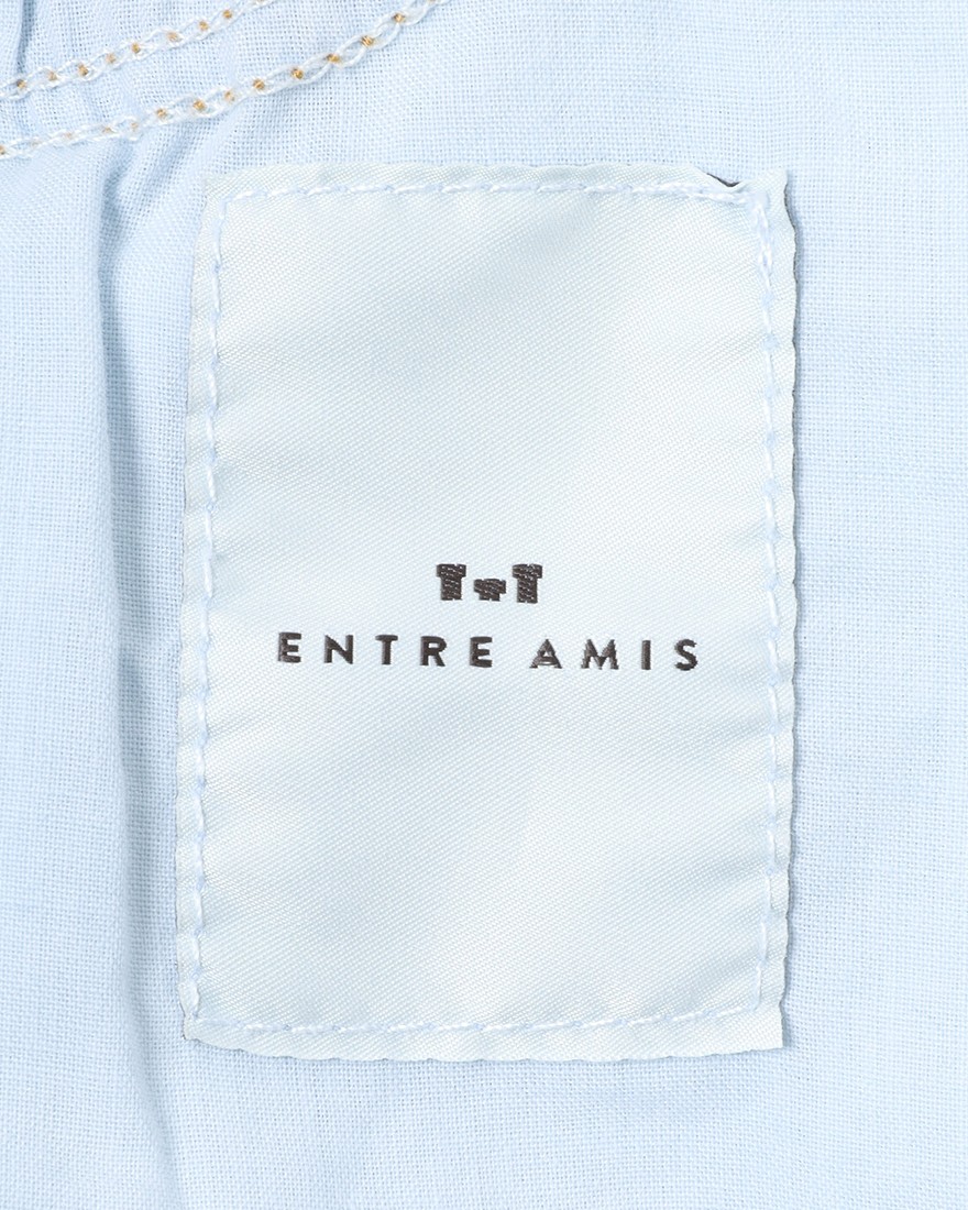 Entre Amisスリム テーパード ライトウォッシュ デニム18l