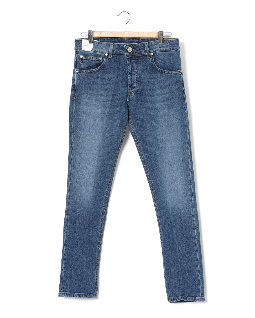 Entre Amisスリム テーパード ライトウォッシュ デニム04l