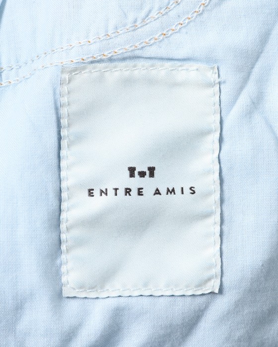 Entre Amisスリム テーパード ライトウォッシュ デニム19l