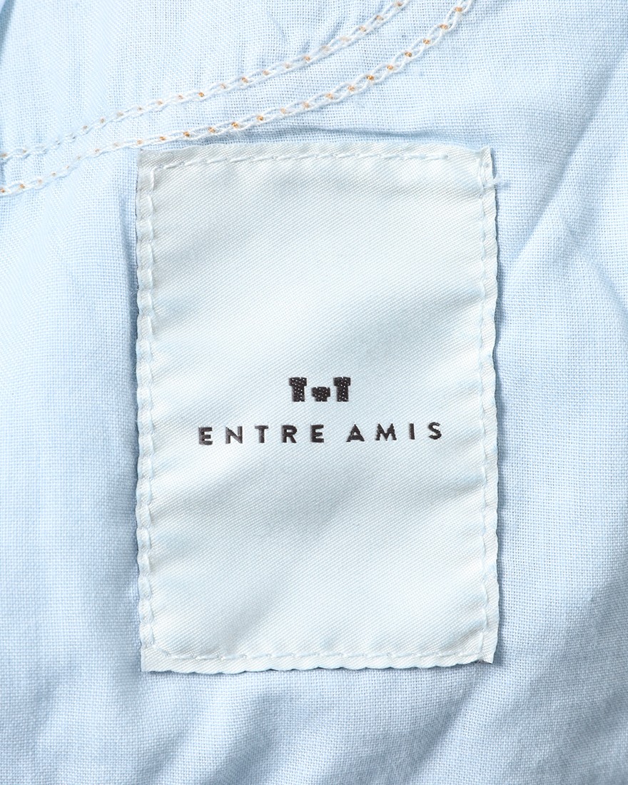 Entre Amisスリム テーパード ライトウォッシュ デニム19l