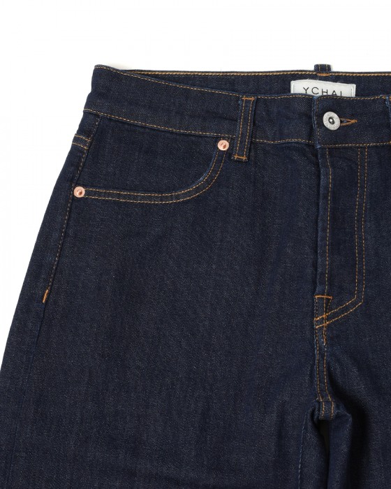 YCHAIスリムテーパード ワンウォッシュインディゴデニム【EDMUND】 08l