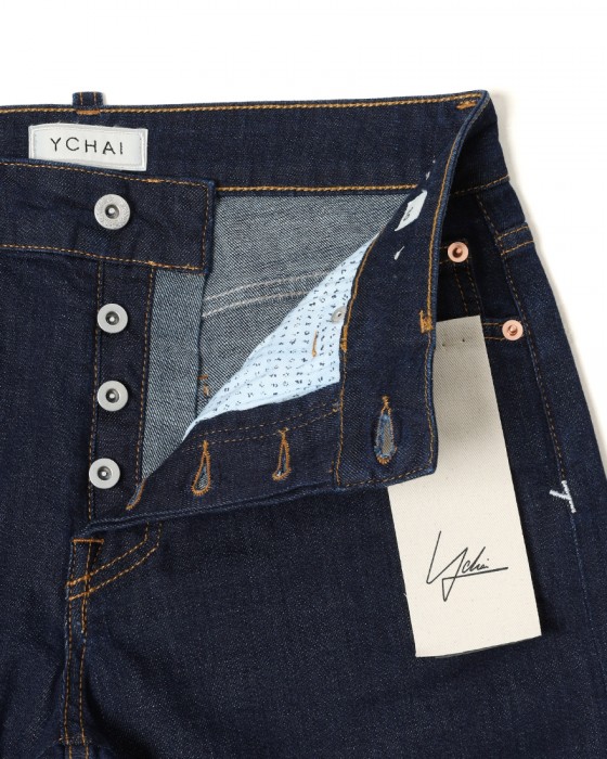 YCHAIスリムテーパード ワンウォッシュインディゴデニム【EDMUND】 10l