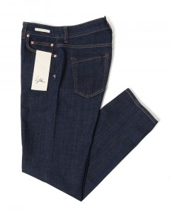 スリムテーパード ワンウォッシュインディゴデニム【EDMUND】 