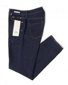 スリムテーパード ワンウォッシュインディゴデニム【EDMUND】 