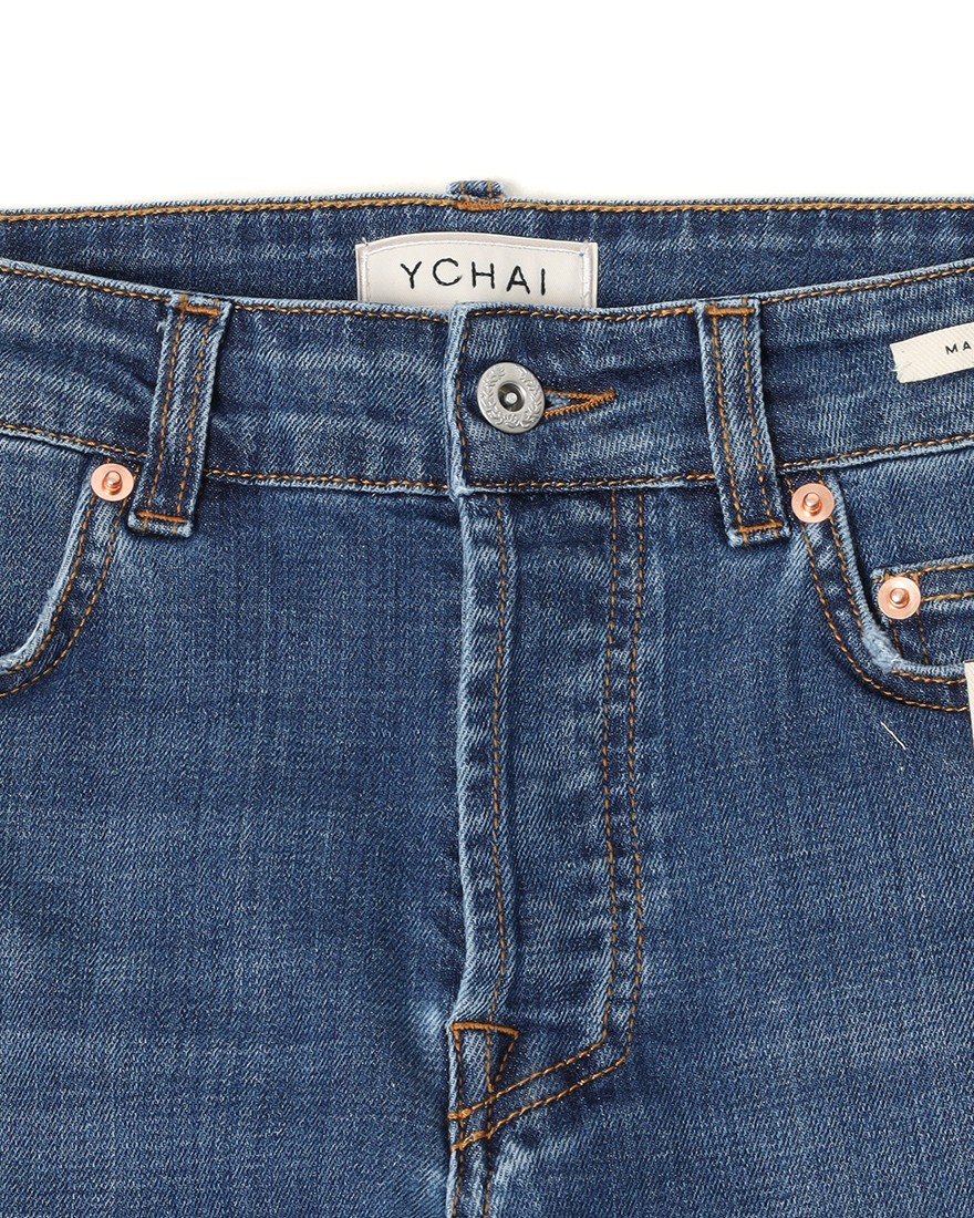 YCHAIスリムテーパード ブルーウォッシュデニム【EDMUND】 07l