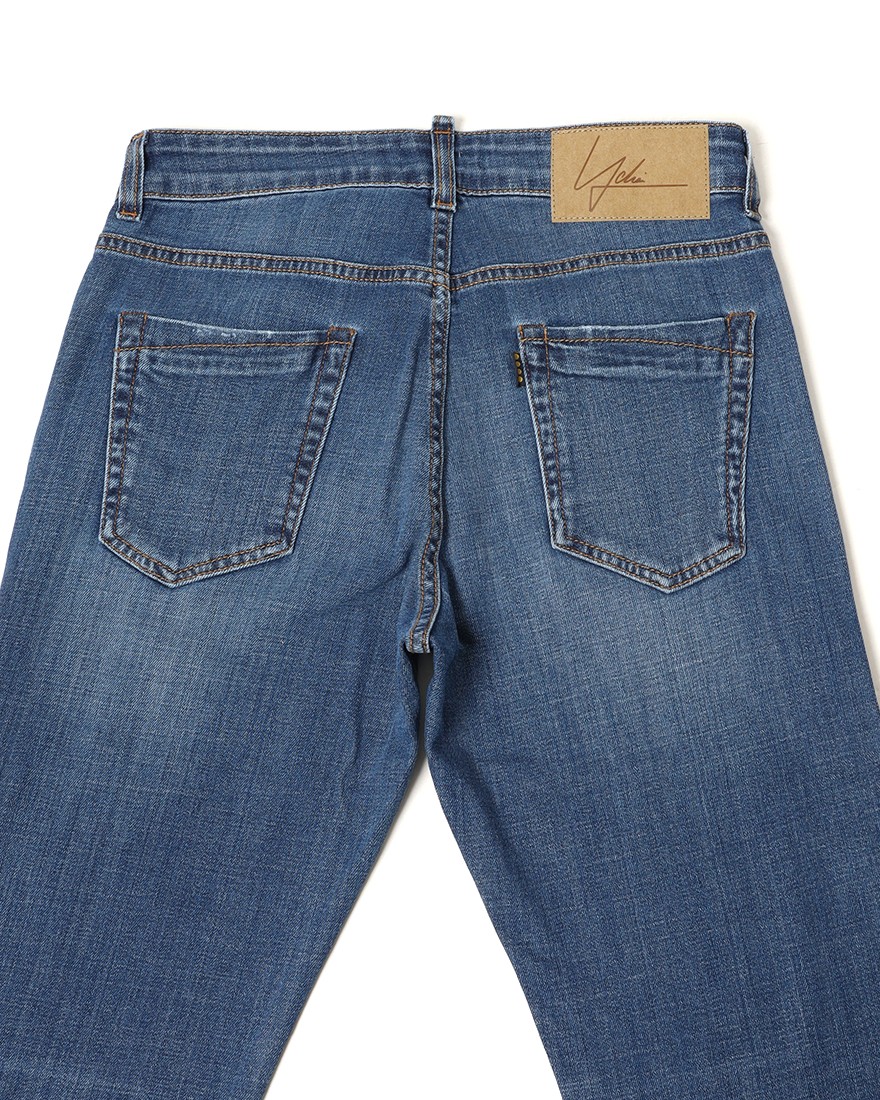 YCHAIスリムテーパード ブルーウォッシュデニム【EDMUND】 13l